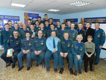 Выпускной у пожарных 