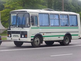 В Кузбассе загорелся автобус