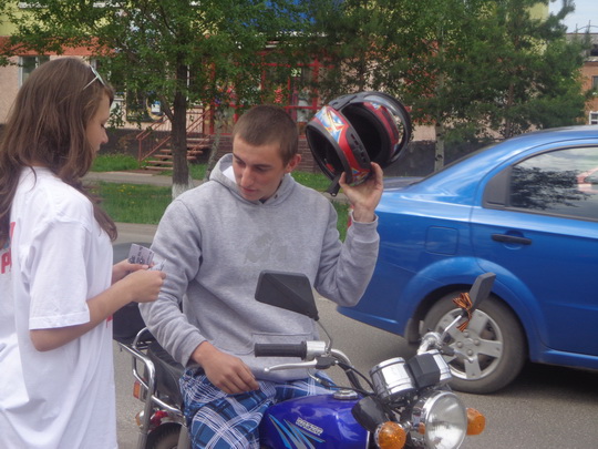 В Тяжинском районе проведена акция «Не гоните, водители, вы же тоже родители!»