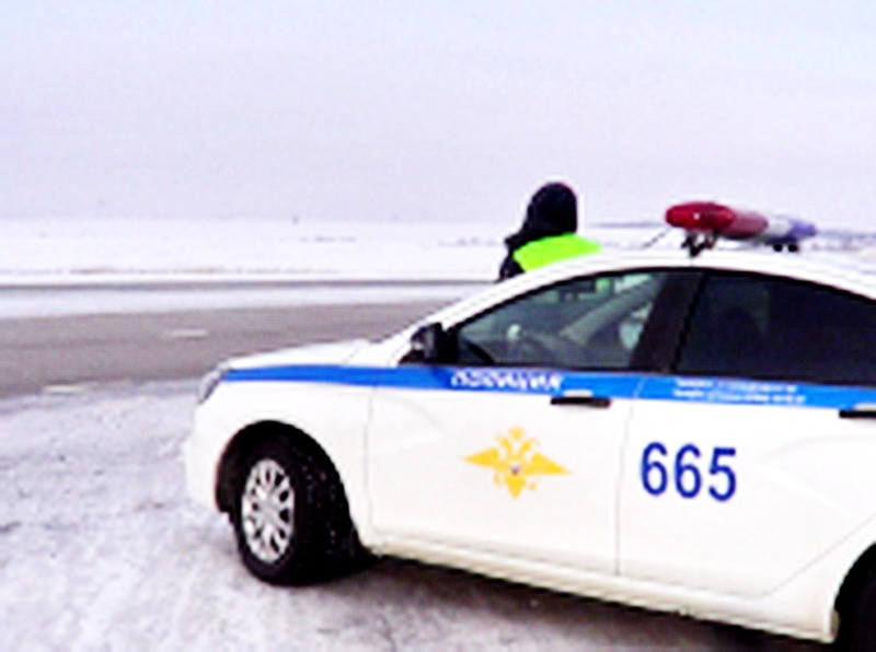 В Прокопьевском районе сотрудники ГИБДД из-за сильных морозов переведены на усиленный вариант несения службы