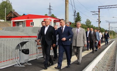 На станции Чугунаш запущен транспортно-пересадочный узел для туристов горнолыжного комплекса Шерегеш