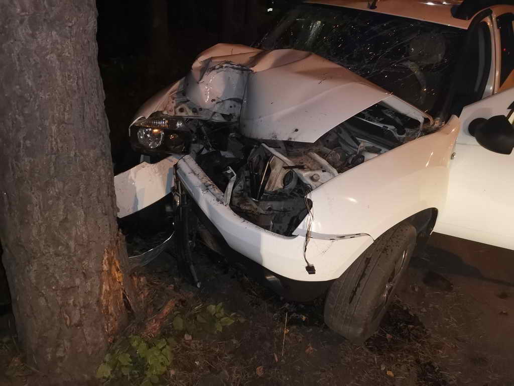 Прокопьевск. Врезался в дерево