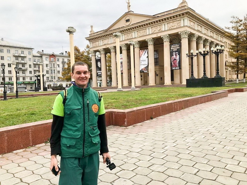 В Кузбассе побывал известный велопутешественник