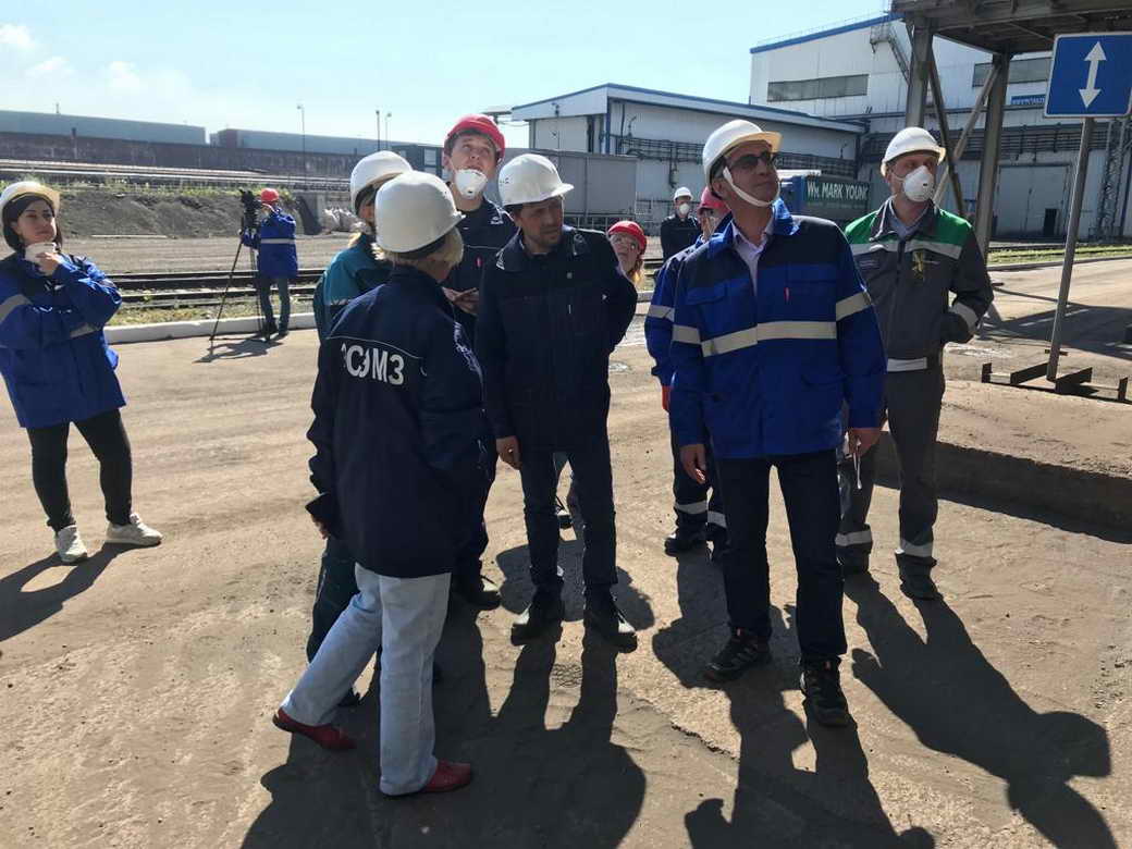 По поручению Сергея Цивилева на крупных промышленных предприятиях Новокузнецка прошли экологические инспекции