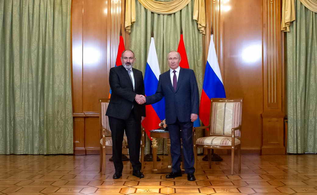 Владимир Путин: Встреча с Премьер-министром Армении Николом Пашиняном Владимир Путин: Встреча с Премьер-министром Армении Николом Пашиняном