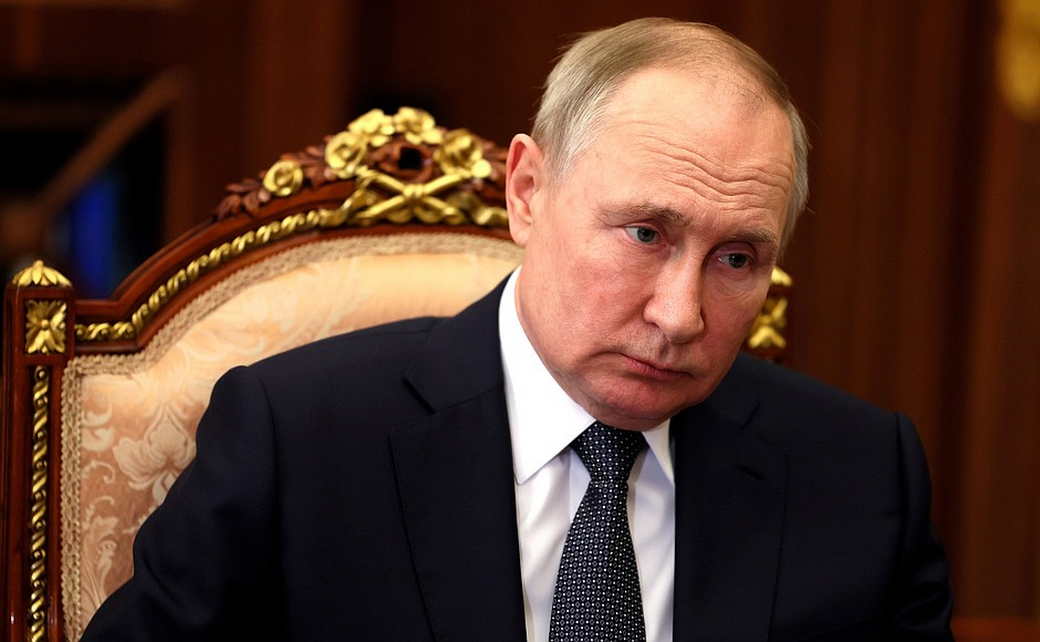 Встреча Владимира Путина с Председателем Конституционного Суда Валерием Зорькиным