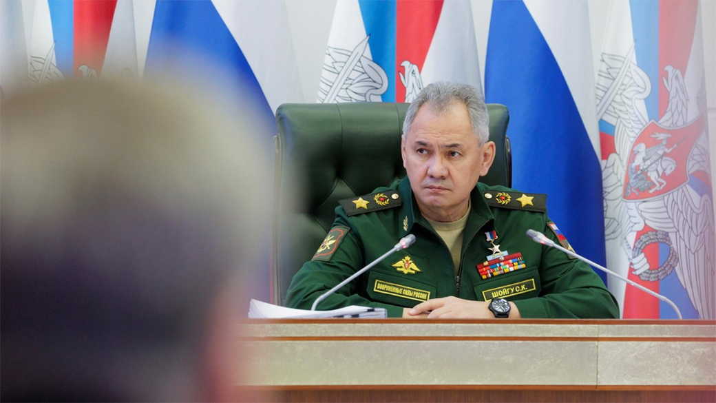 Шойгу проверил передовой пункт управления одного из объединений Западной группировки войск