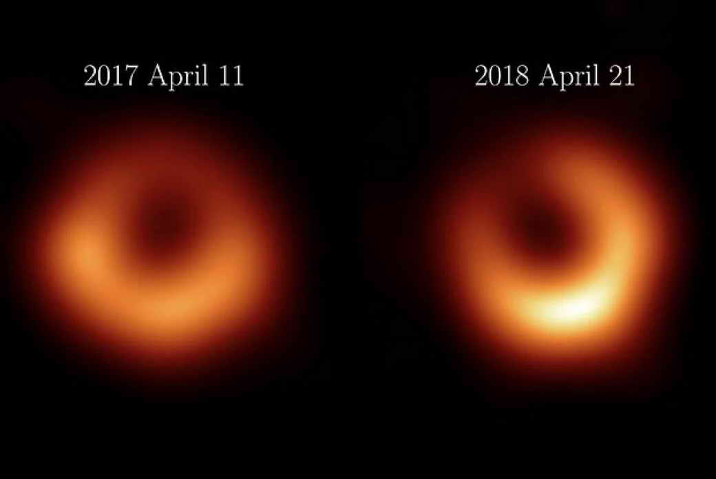 Получено новое изображение черной дыры M87* Получено новое изображение черной дыры M87*