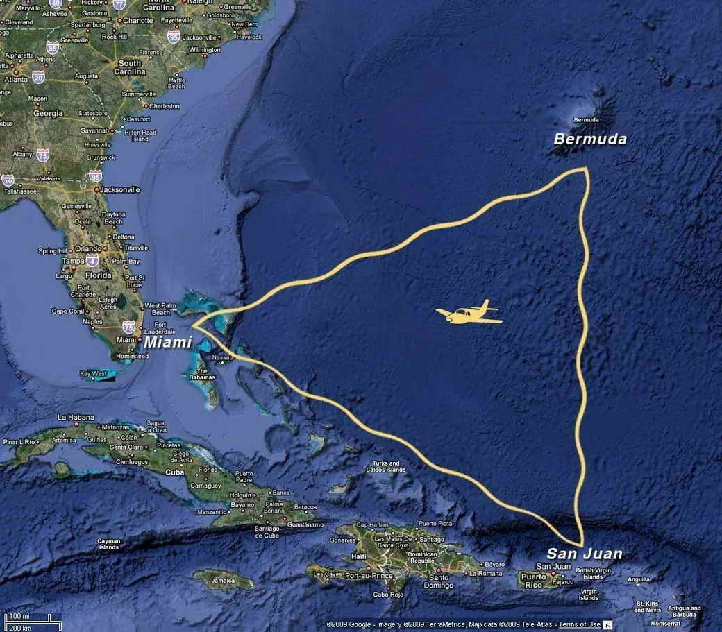 Почему самолеты исчезали в Бермудском треугольнике