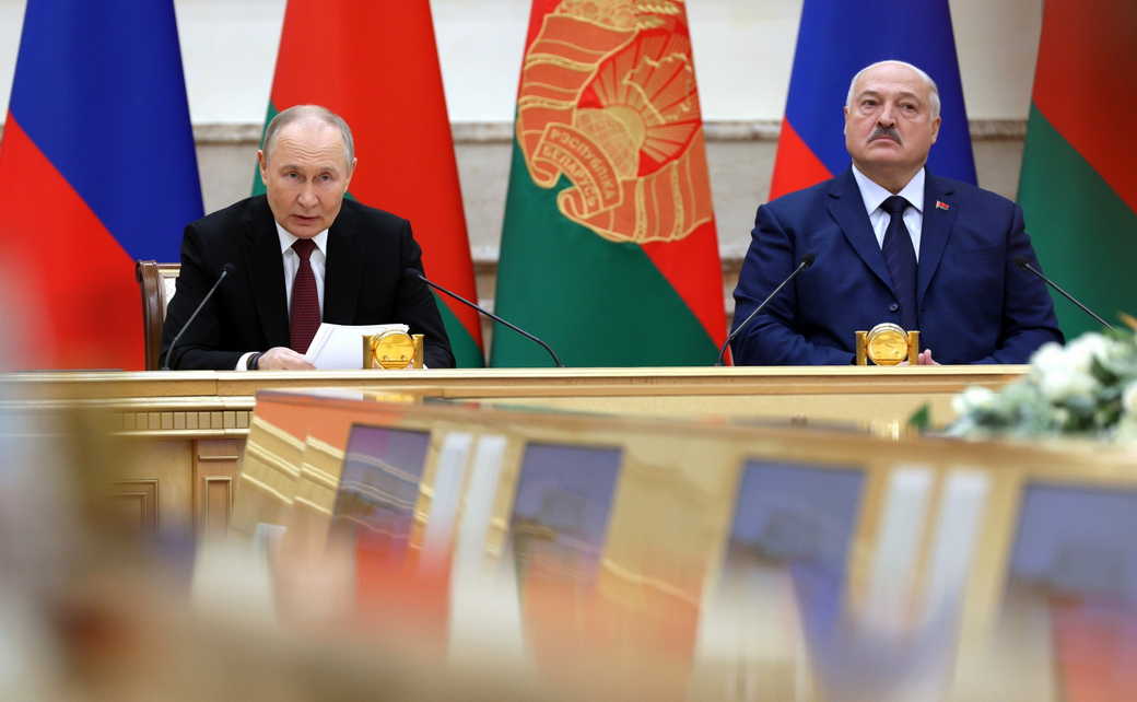Президенты России и Белоруссии выступили с заявлениями для СМИ