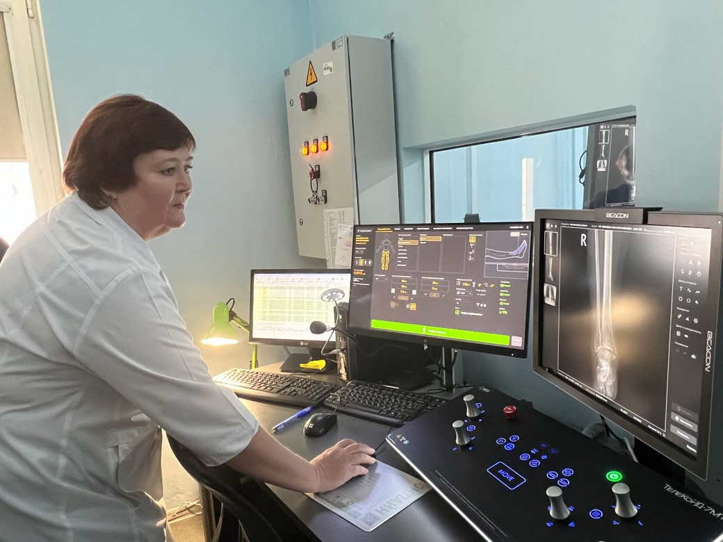 В Новокузнецкой городской больнице введен в эксплуатацию современный рентген-аппарат