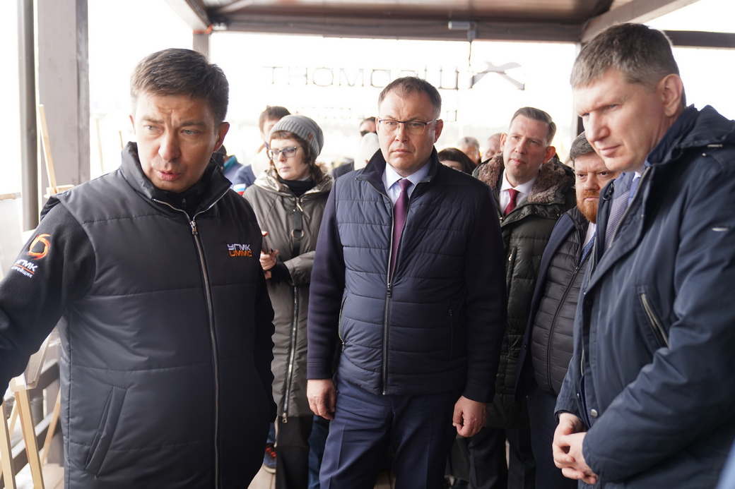 Министр экономического развития России Максим Решетников находится в Кузбассе с рабочим визитом