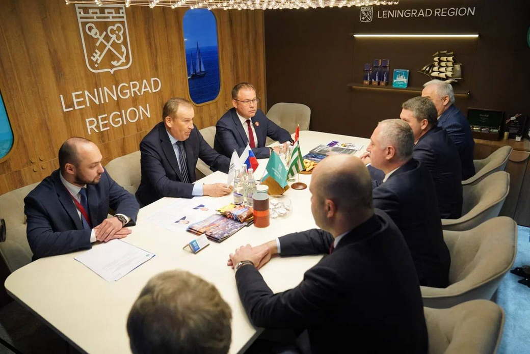 Губернатор Кузбасса Илья Середюк обсудил сотрудничество с Президентом Республики Абхазия Бадрой Гунбой