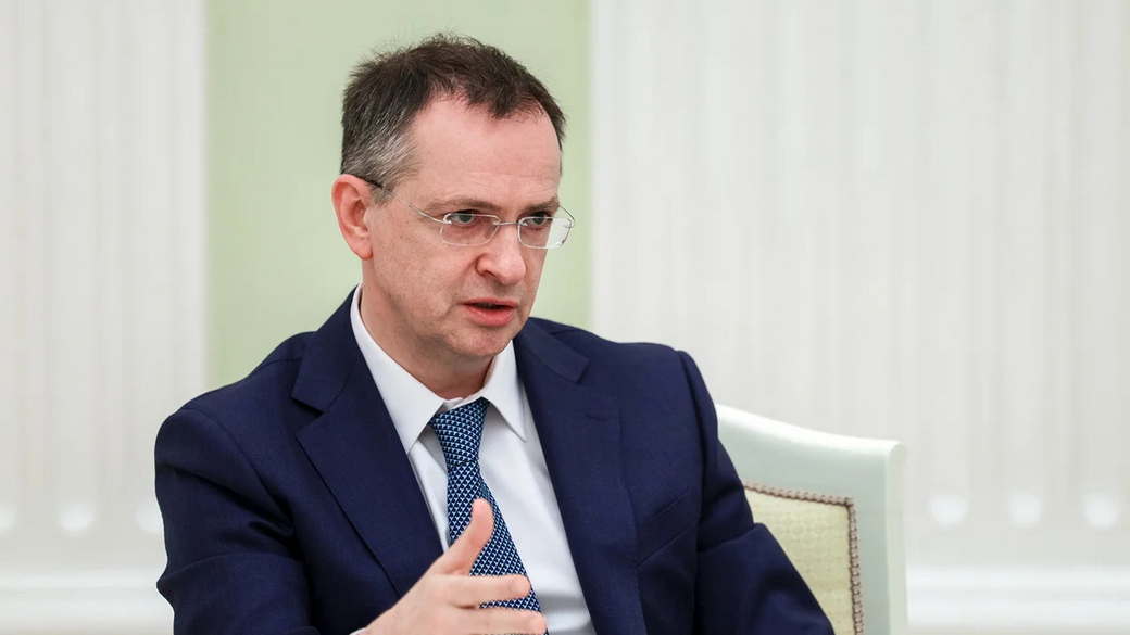 Мединский обратил внимание на расположение названия Украины на карте Трампа