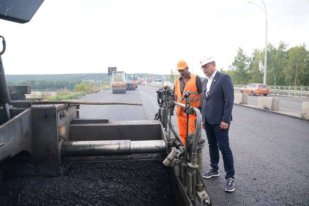 Илья Середюк: капитальный ремонт Кузбасского моста завершим в этом строительном сезоне Илья Середюк: капитальный ремонт Кузбасского моста завершим в этом строительном сезоне