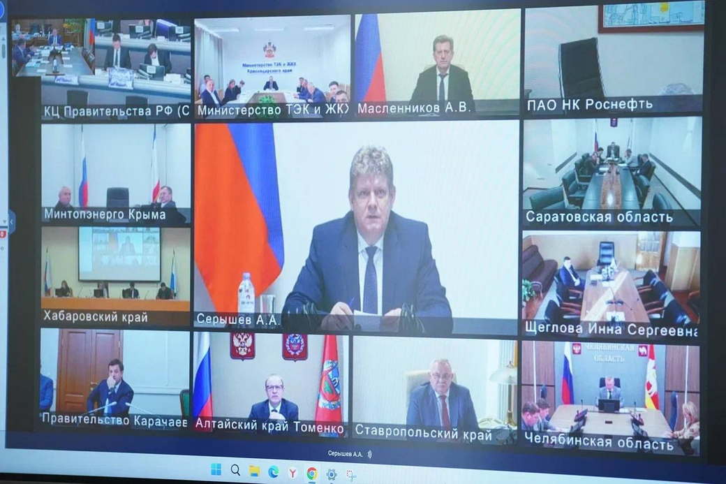 Губернатор Кузбасса Илья Середюк принял участие в федеральном штабе по газификации регионов СФО