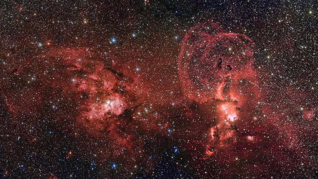 Ослепительная космическая струя раскрыла историю рождения звезд с указанием времени