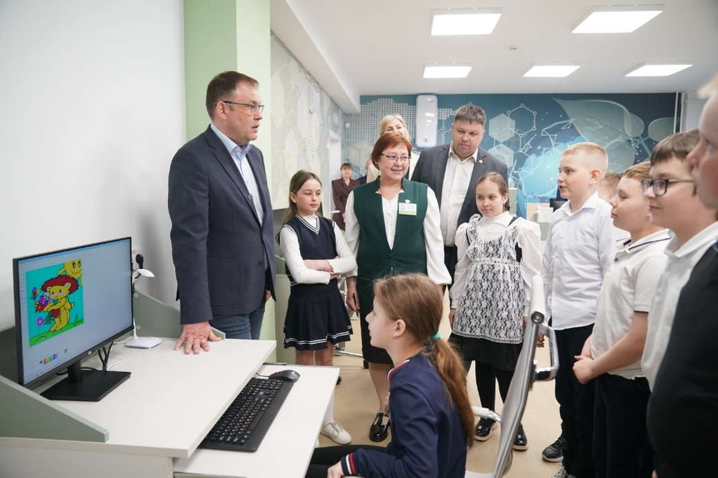 В деревне Береговая Кемеровского округа открылась современная начальная школа на 160 мест
