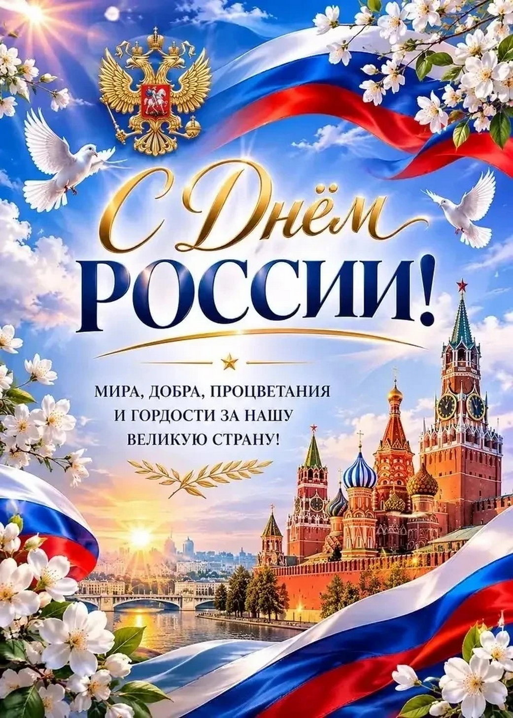 Поздравление депутата Парламента Кузбасса Доврана Аннаева - С Днем России! Поздравление депутата Парламента Кузбасса Доврана Аннаева - С Днем России!