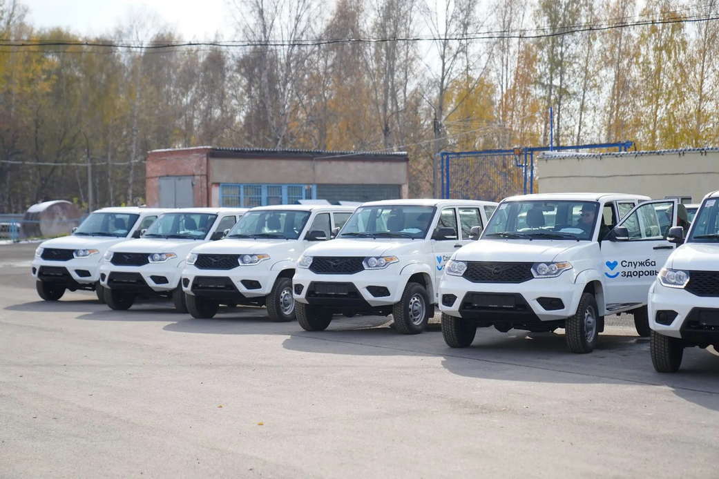 Медицинские организации Кузбасса получили 59 новых автомобилей Медицинские организации Кузбасса получили 59 новых автомобилей