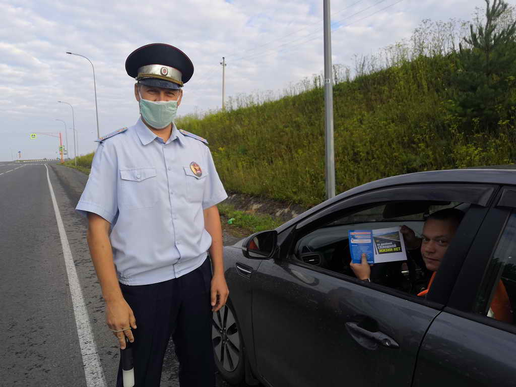 В Кемеровском районе инспекторы ГИБДД провели акцию «Встречная полоса»