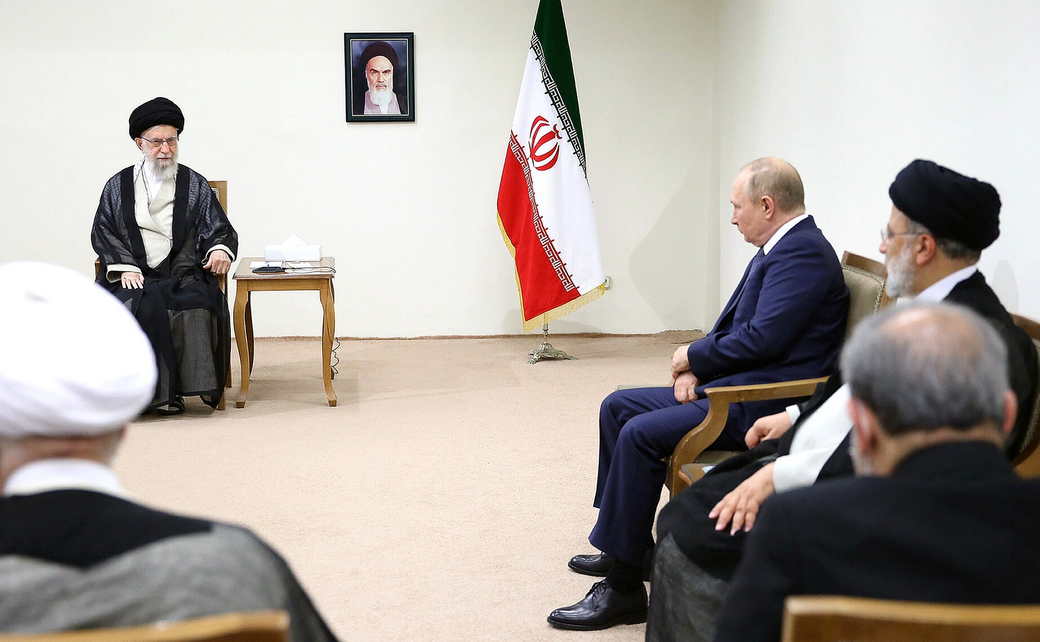 Встреча Владимира Путина с Али Хаменеи