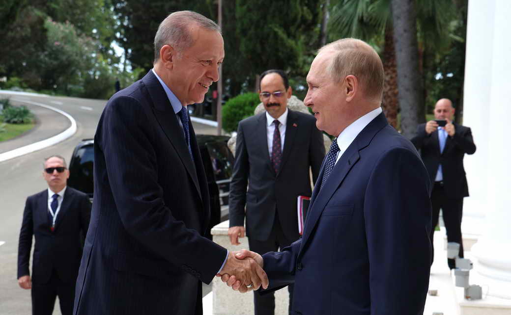 Владимир Путин: Беседа с Президентом Турции Реджепом Тайипом Эрдоганом