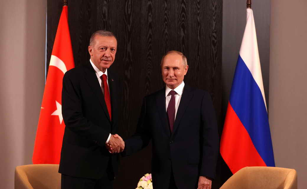 Встреча Владимира Путина с Президентом Турции Реджепом Тайипом Эрдоганом