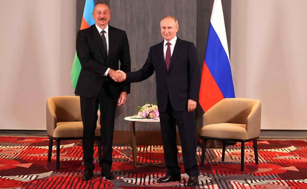 Встреча Владимира Путина с Президентом Азербайджана Ильхамом Алиевым Встреча Владимира Путина с Президентом Азербайджана Ильхамом Алиевым