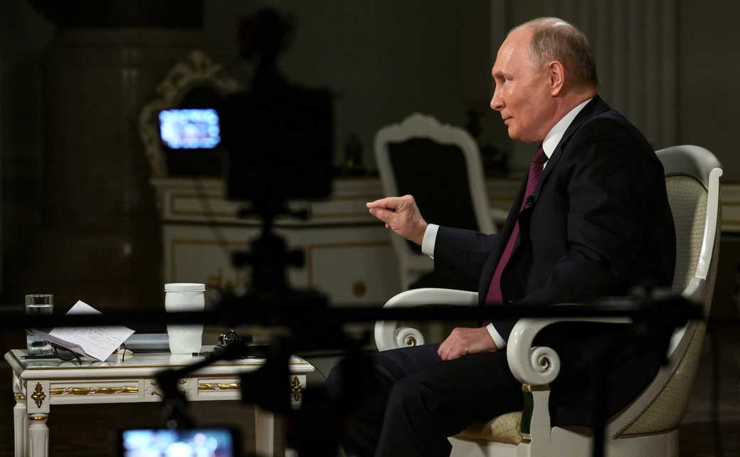 Владимир Путин ответил на вопросы Такера Карлсона