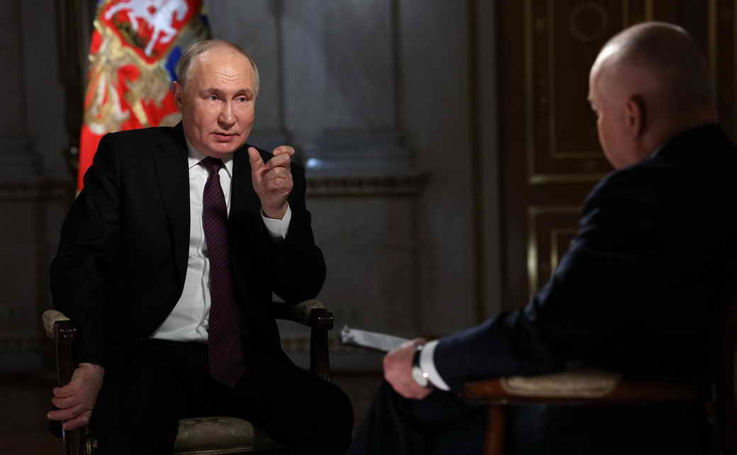Владимир Путин ответил на вопросы Дмитрия Киселёва Владимир Путин ответил на вопросы Дмитрия Киселёва