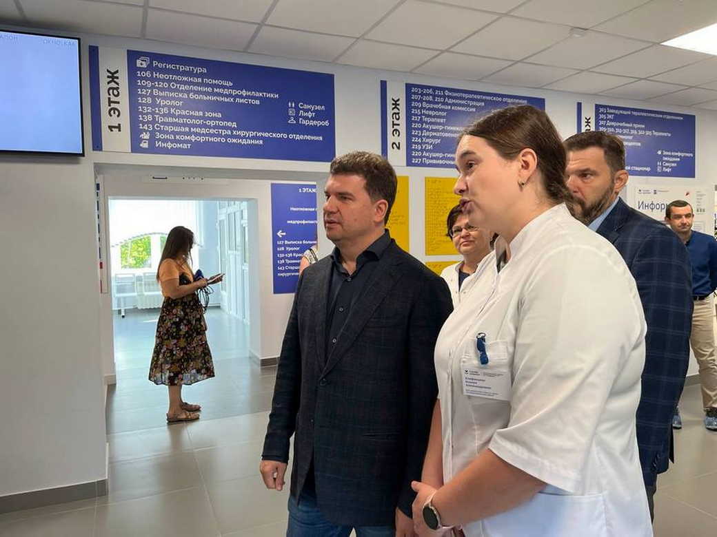 В Новокузнецке после капитального ремонта открылась поликлиника №2 городской клинической больницы №1
