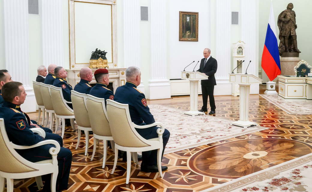 В.Путин: Церемония вручения государственных наград