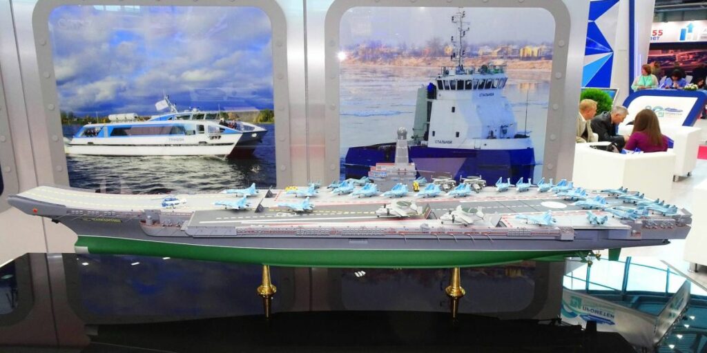 Россия представила внешний вид и характеристики нового авианосца Россия представила внешний вид и характеристики нового авианосца