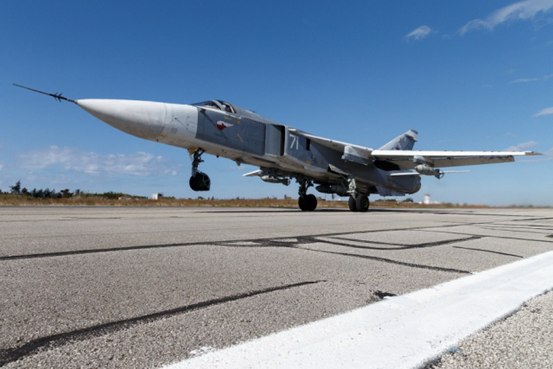 Бомбардировщик Су-24 разбился в Сирии