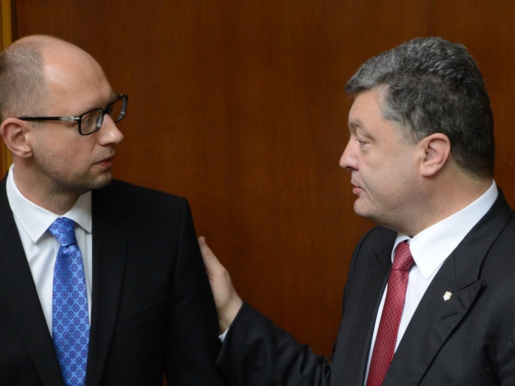 St.Galler Tagblatt: Порошенко и Яценюк все чаще ссорятся на публике