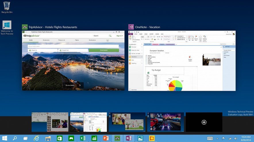 5 главных функций новейшей Windows 10